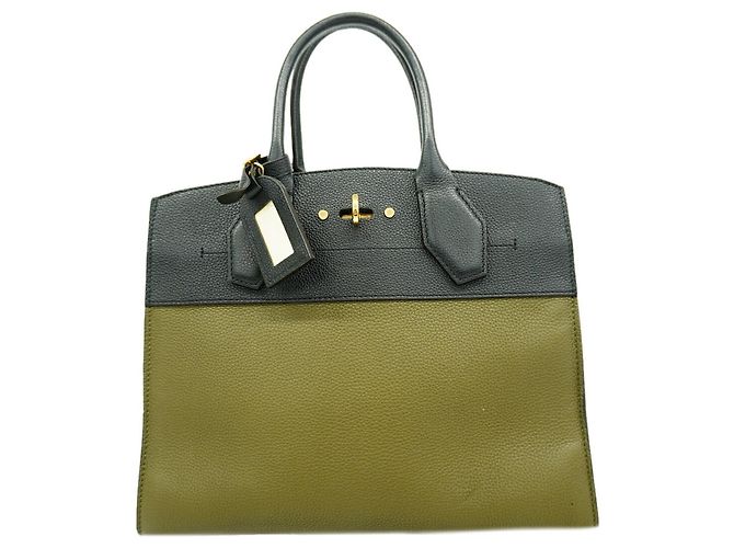 Borsa Louis Vuitton City Steamer MM Nero Cachi
