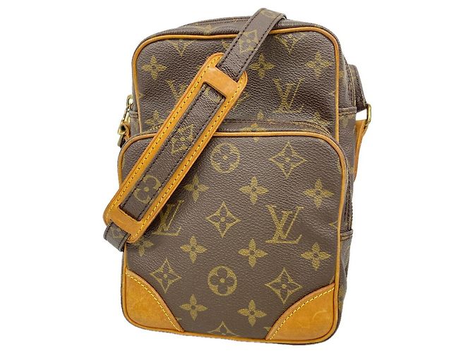 Louis Vuitton Monogram Amazon Schultertasche Braun
