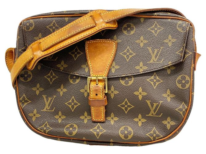 Borsa a tracolla Louis Vuitton Monogram Jeune Fine GM Marrone