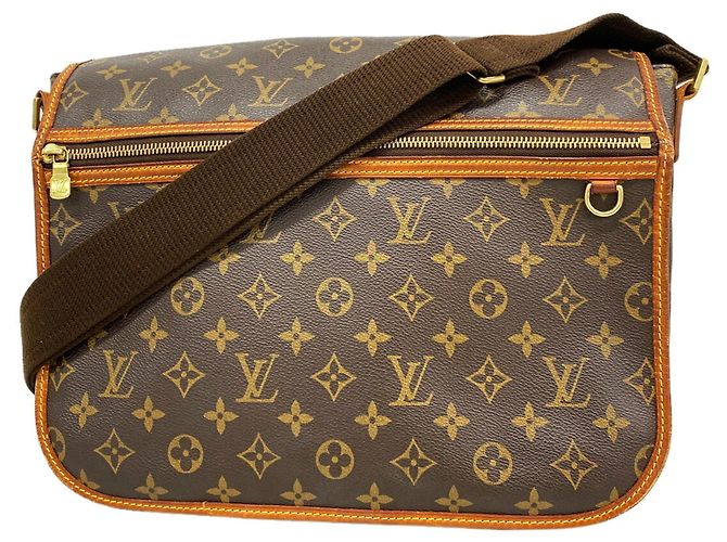 Sac à épaule Louis Vuitton Monogram GM Bosphore Marron