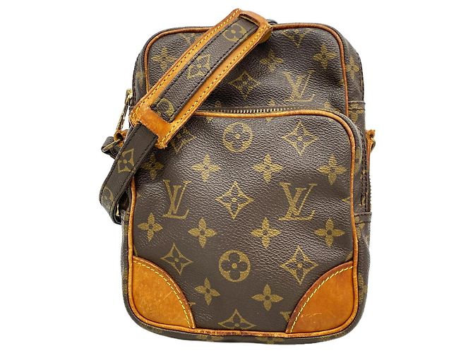 Borsa a tracolla Louis Vuitton Monogram Amazon Marrone