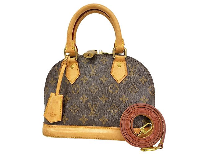 Borsa Louis Vuitton Alma BB Monogram Marrone