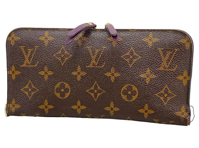 Louis Vuitton Monogram Portefeuille Insolite Long Wallet Purple