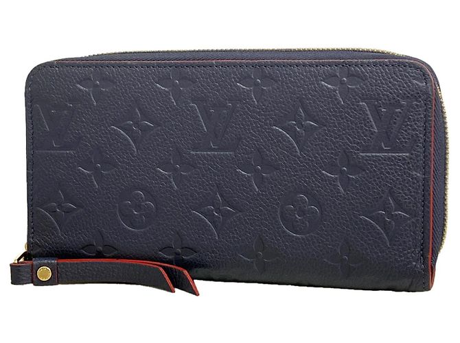 Portafoglio Zippy Monogram Empreinte Louis Vuitton Rosso