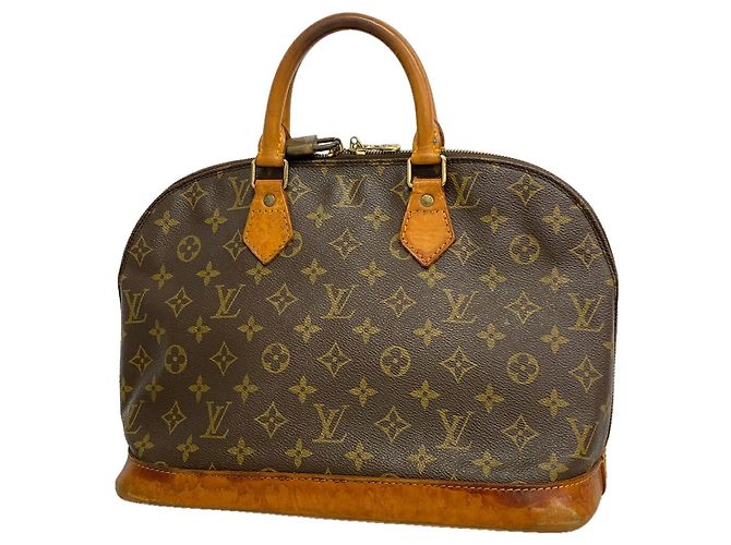 Borsa a mano Louis Vuitton Alma Monogram M51130 Marrone