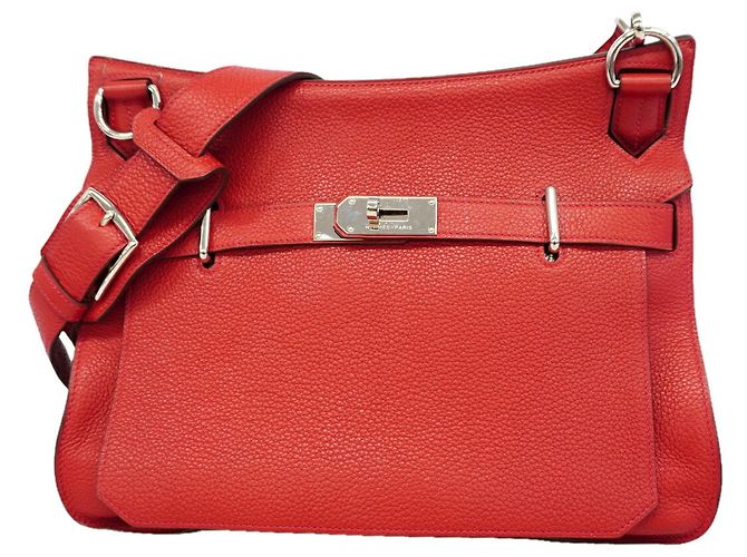 Hermès Borsa a tracolla Hermes Jypsiere 34 Rosso