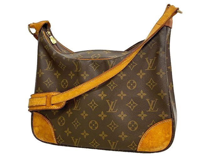 Bolsa de Ombro Louis Vuitton Monogram Boulogne 30 Marrom
