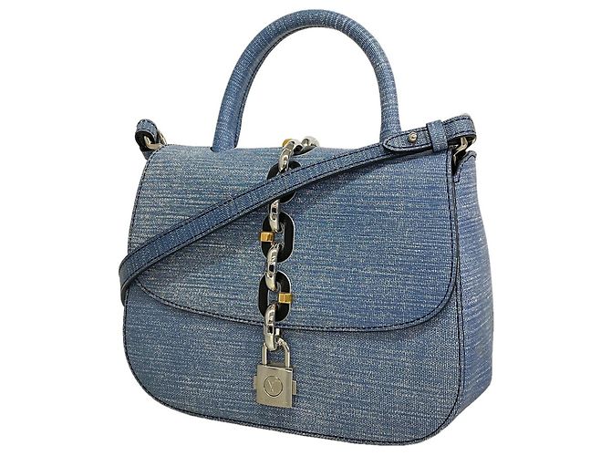 Borsa Louis Vuitton Epi Denim Chain It PM