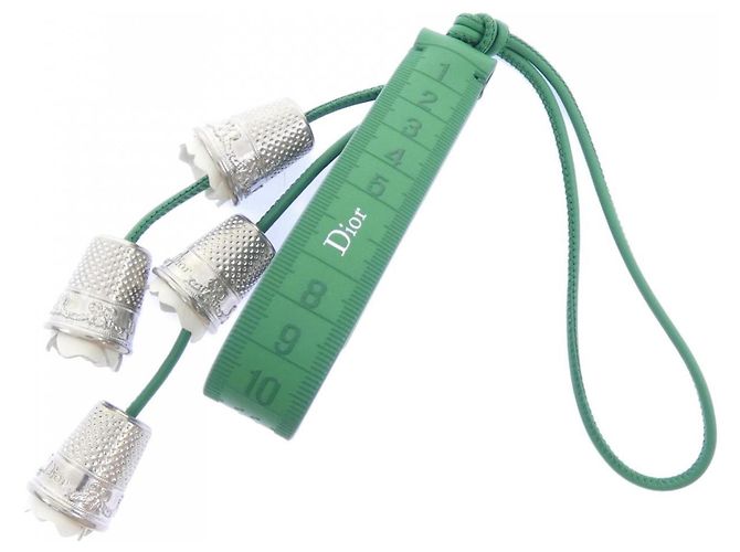 Porte-clés Christian Dior Vert