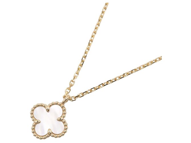 Collar Sweet Alhambra Madreperla Van Cleef & Arpels Blanco Dorado