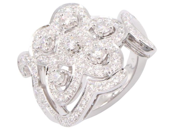 Van Cleef & Arpels Dentelle Diamantring Silber