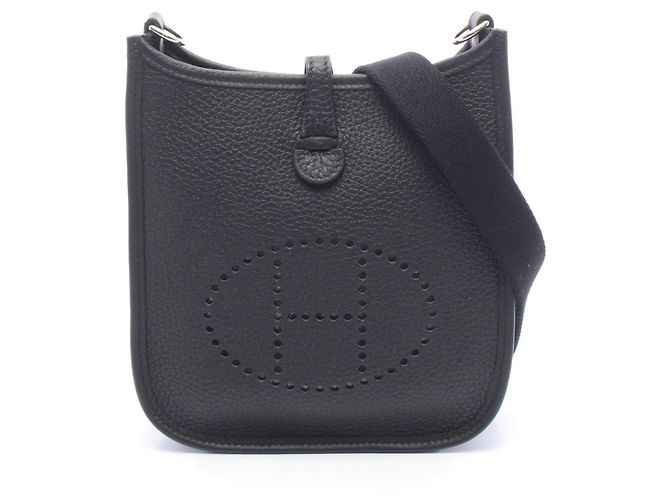 Hermès Borsa a tracolla Hermes Evelyne TPM Nero