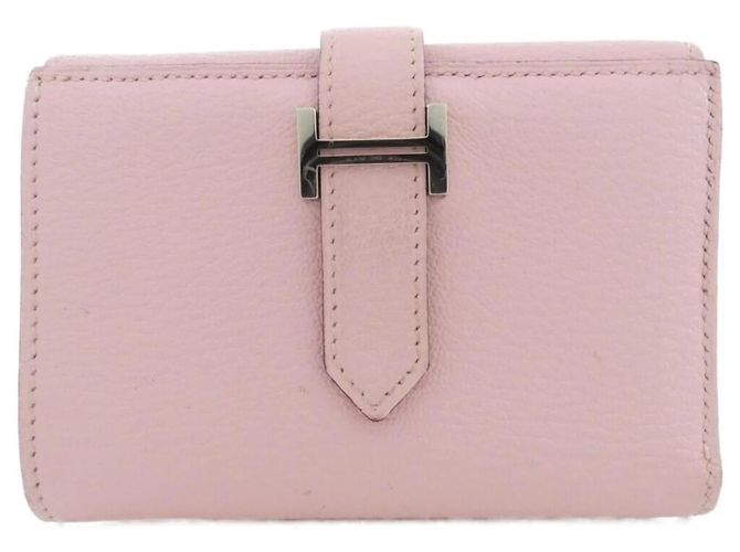Hermès Hermes Bearn Combination Wallet Pink