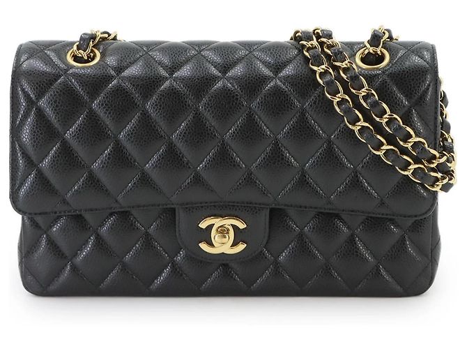 Borsa a spalla con catena Chanel Matelasse 25 Nero