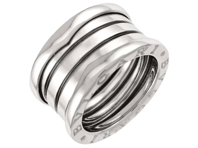 Bulgari Anillo Bvlgari B-ZERO1 de 4 bandas en oro blanco de 18K