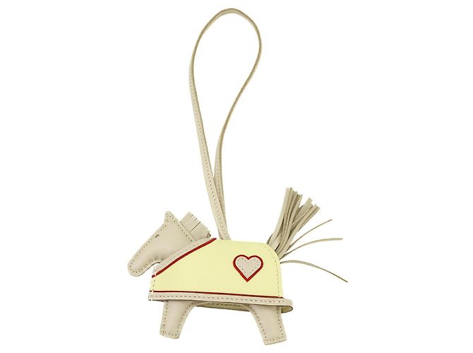 Hermès Hermes Rodeo Pegasus PM Bag Charm Rouge Écru Jaune