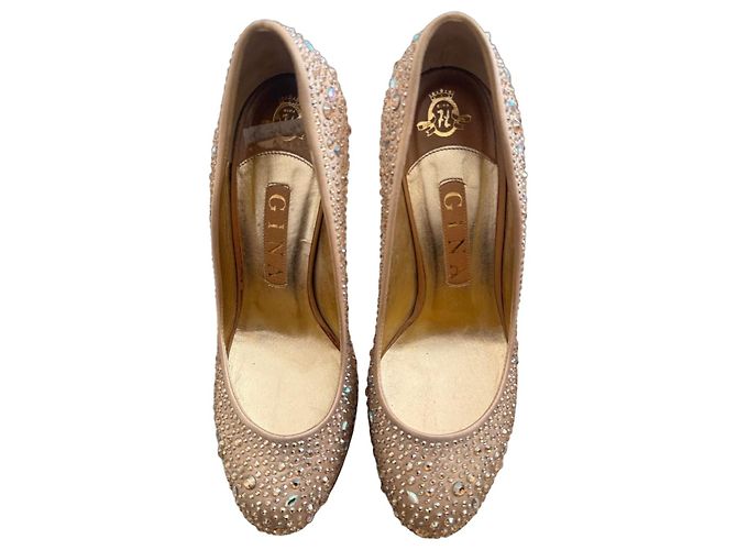 Gina Embellished Platform Heels