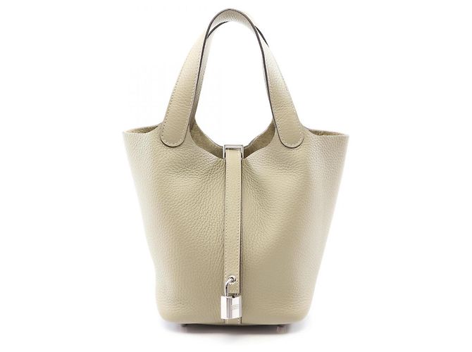 Hermès Bolsa Hermes Picotin Lock PM Sage Verde