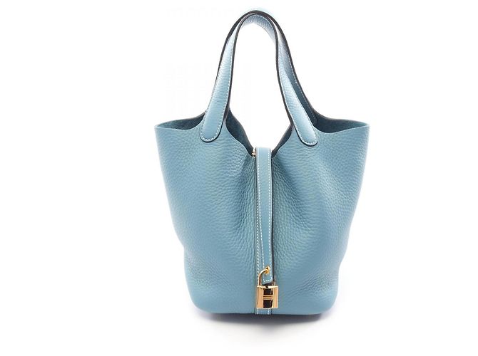 Hermès Borsa Hermes Picotin Lock PM Blu