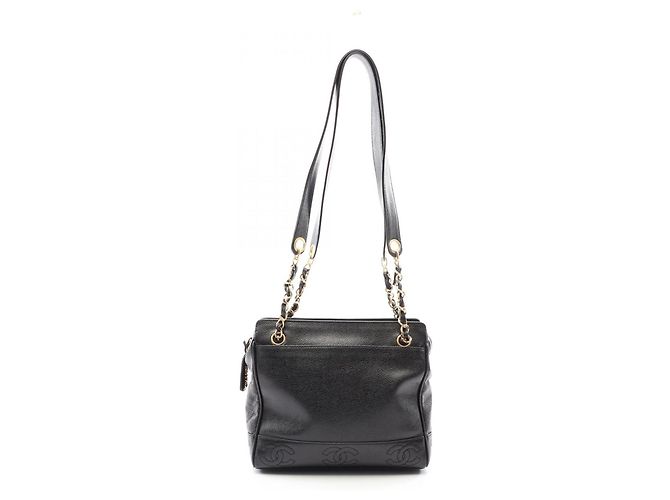 Borsa Tote Chanel Triple Coco Mark Nero
