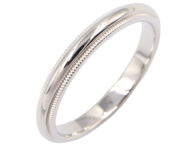 Autre Marque Tiffany & Co. Milgrain Ring aus Platin