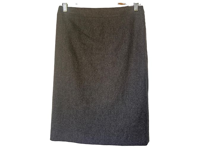 Autre Marque Grauer Wollrock