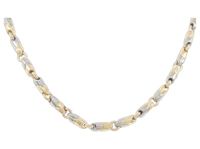 Bulgari Collar Bvlgari Passo Doppio Plata Dorado