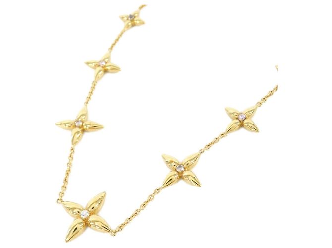 Collana Louis Vuitton Louisette Signature D'oro