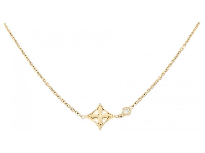 Collier pendentif Louis Vuitton Monogram Idylle Doré