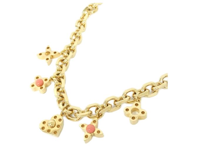 Louis Vuitton Collana Hide and Seek Necklace Rosa D'oro