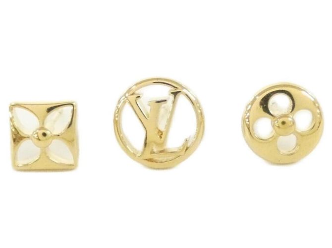 Orecchini a bottone Louis Vuitton Crazy in Rock Gold D'oro
