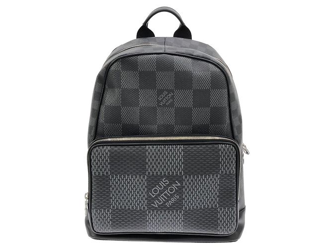Louis Vuitton Damier Graphite 3D Canvas Rucksack Anthrazitgrau Damier ebene