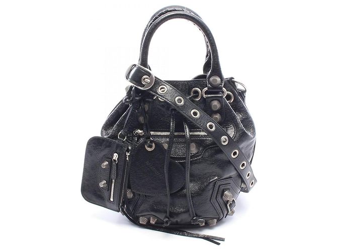 Borsa a secchiello Balenciaga LE CAGOLE Nero