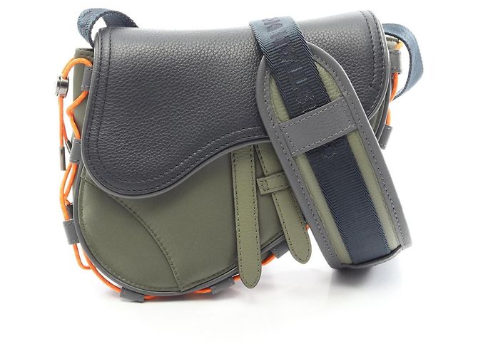 Borsa Saddle Christian Dior Cachi Blu navy