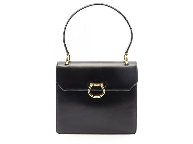 Céline Celine Black Leather Handbag