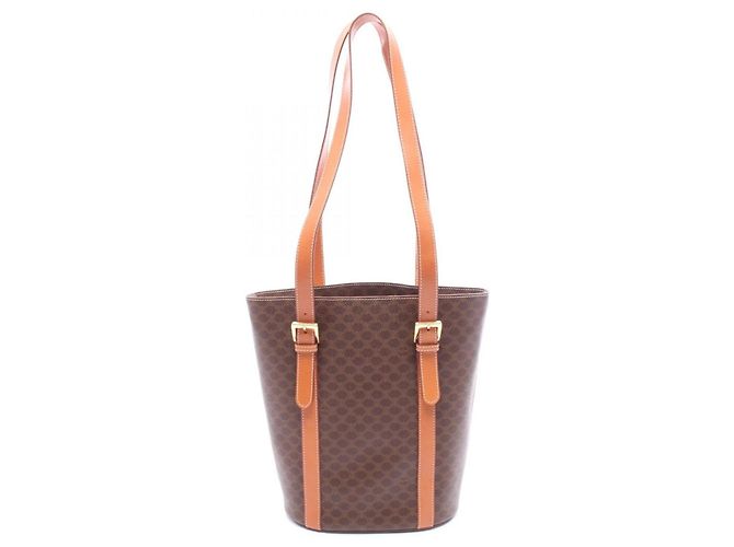 Céline Celine Macadam Tote Bag Braun