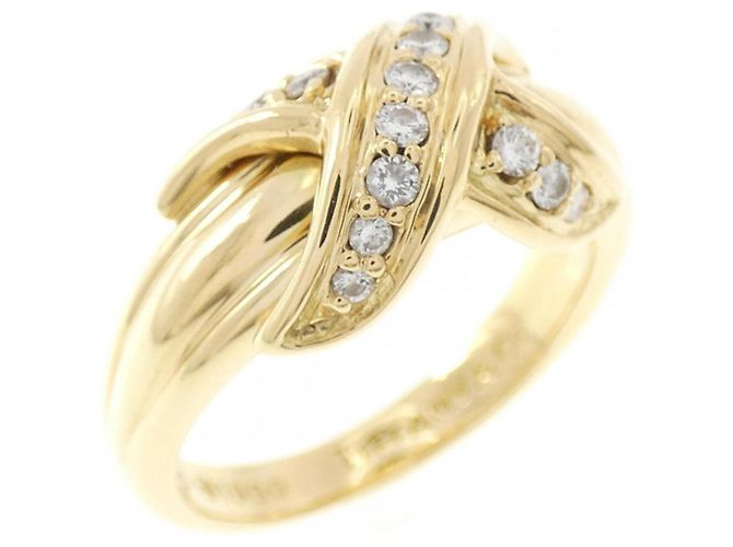 Autre Marque Anello Tiffany Signature Band D'oro