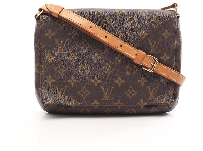 Bolsa de Ombro Louis Vuitton Musette Tango Short Strap Monogram Marrom