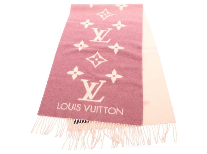 Louis Vuitton Reykjavik Gradient Monogram Kaschmirschal Pink Beige