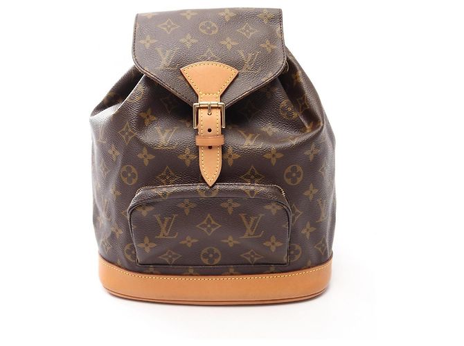 Sac à dos/Sac à main Louis Vuitton Montsouris MM Monogram Marron