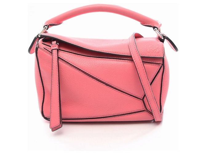 Sac à main 2-Way Loewe Puzzle Bag Mini Rose