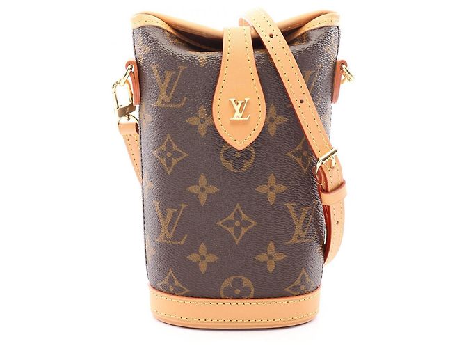 Pouch Fold Me Louis Vuitton Marrone