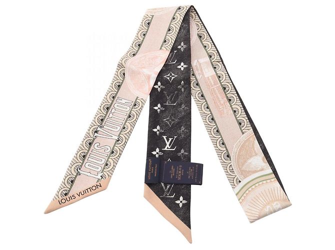Louis Vuitton Bandeau BB Malle Merveilleuse Scarf Nero Multicolore Beige