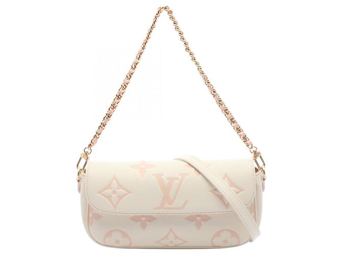 Louis Vuitton Wallet on Chain Ivy Bolsa de Ombro 2-Way Rosa Branco