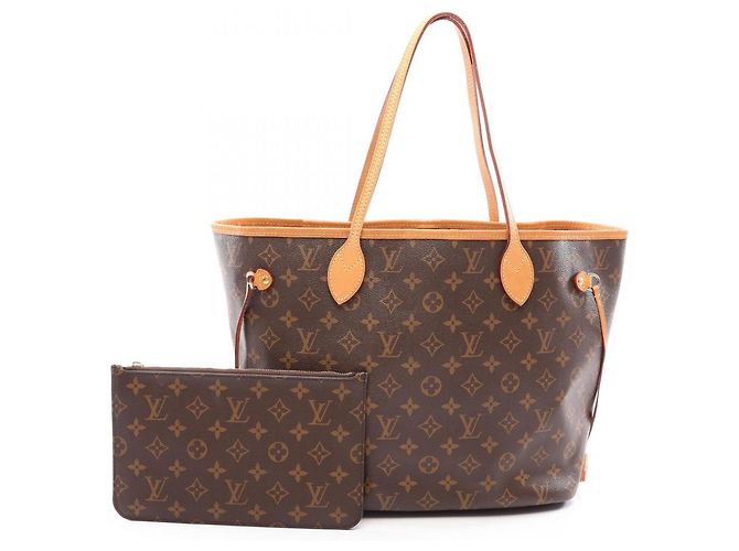 Sac cabas Louis Vuitton Neverfull MM Monogram Marron
