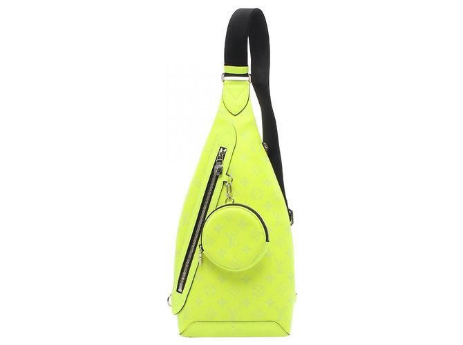 Bolso Duo Sling Louis Vuitton Castaño Amarillo
