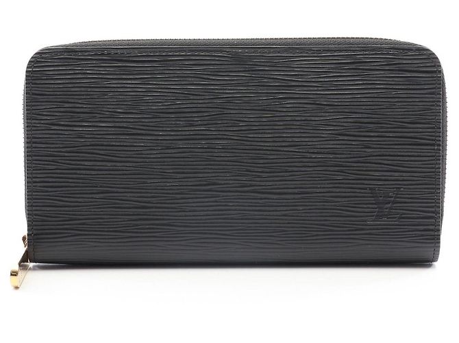Louis Vuitton Zippy Wallet Epi Noir Black