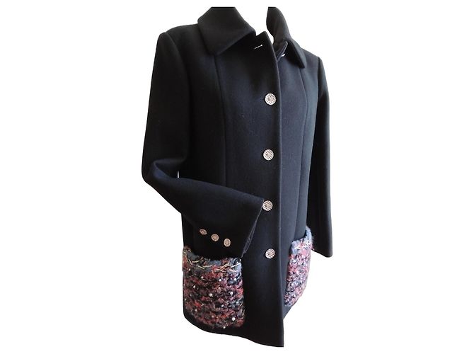 Chanel Sublime Wool and Tweed Embroidered Coat