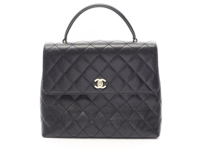 Sac à main Chanel Matelassé en noir