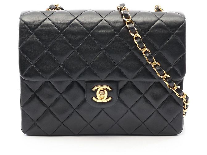Borsa a tracolla Chanel Mini Matelassé 20 Nero